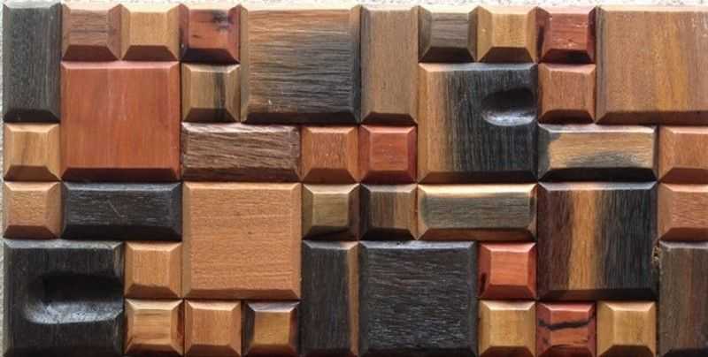 Деревянный кирпич wood brick