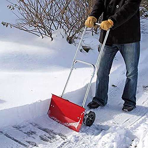 Лопаты на колесах для уборки снега: особенности и советы по выбору