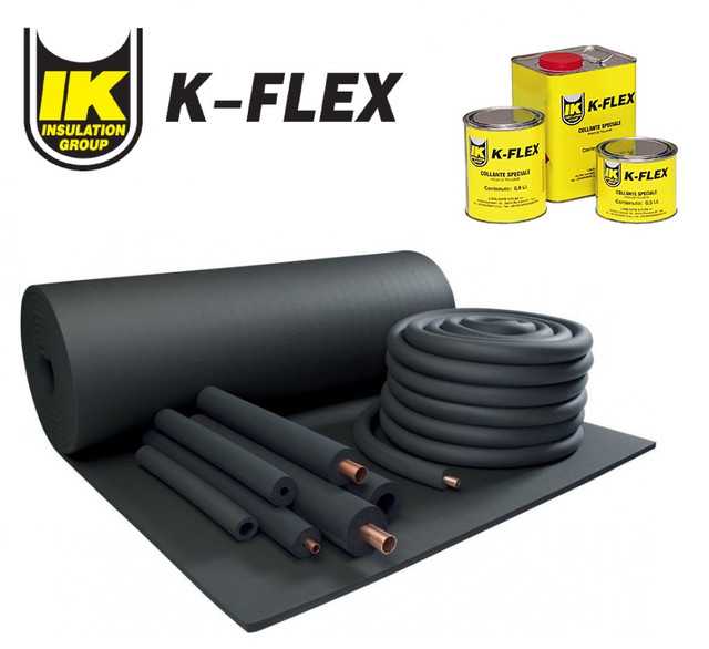 Теплоизоляция k flex: утеплитель для труб, его технические характеристики