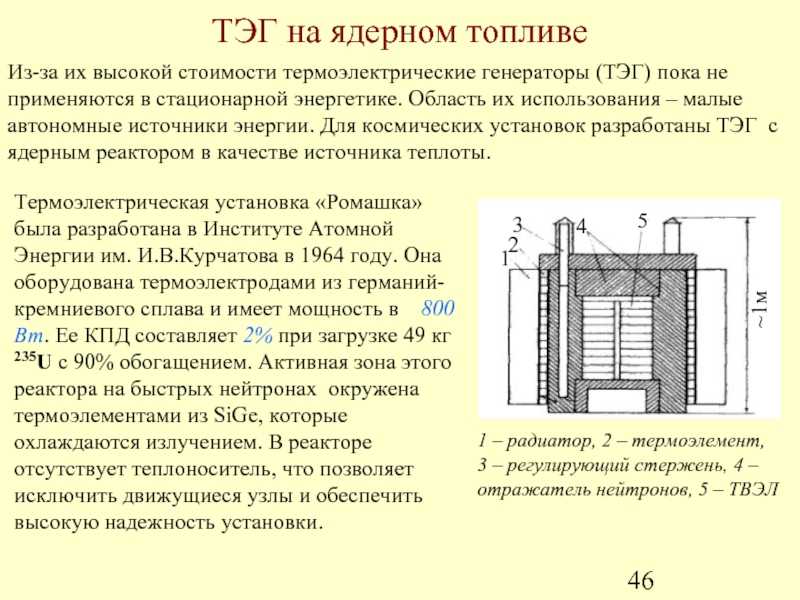 Особенности термоэлектрических генераторов