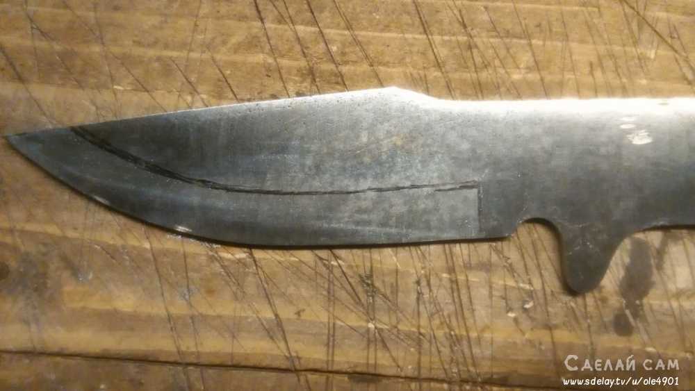 Нож из полотна мех пилы (р6м5)  изготовление ножей. советы