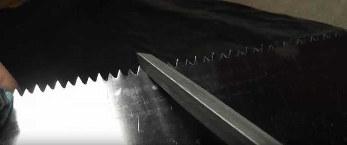 Как заточить садовую ножовку