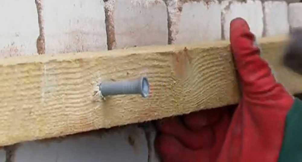 Как прикрепить брусок к бетонной стене  способы и материалы - все про гипсокартон