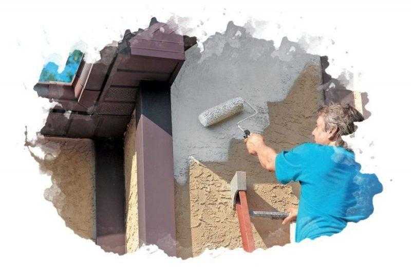 Фасадная краска по бетону для наружных работ: плюсы и минусы