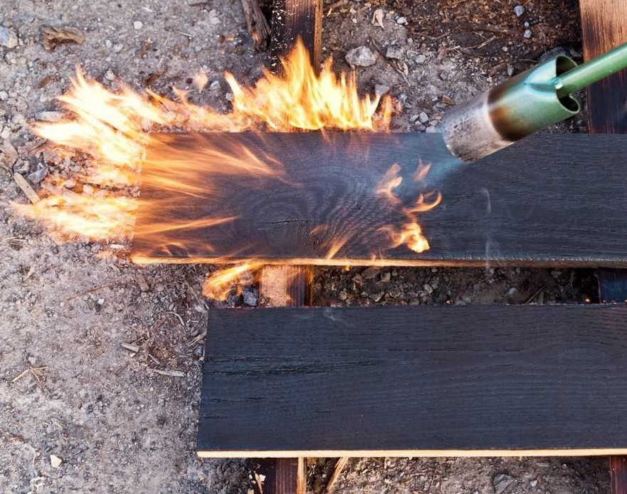 Технология обжига дерева. обжиг древесины: технология обработки открытым пламенем обожженное дерево