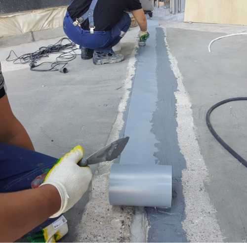 Герметизация деформационных швов в бетонных полах — виды герметиков для бетона