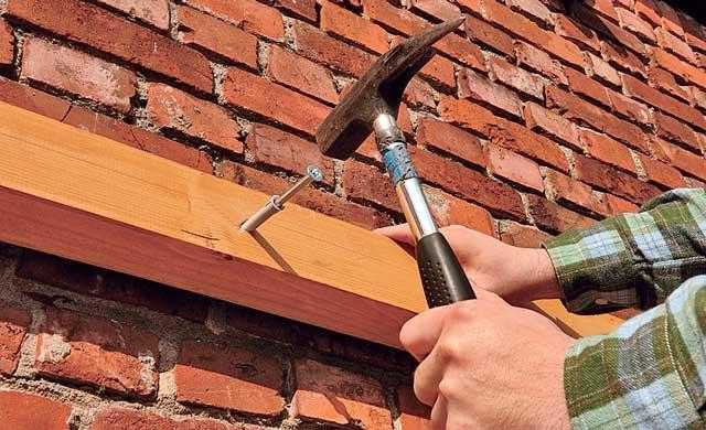 Как скрепить кирпичную стену с брусовой: монтаж бруса к кирпичу