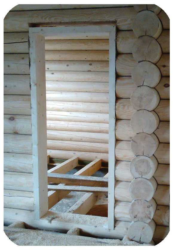Дверь в деревянной перегородке: пошаговая инструкция