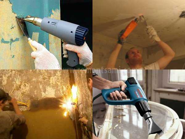 Как удалить старую краску со стен