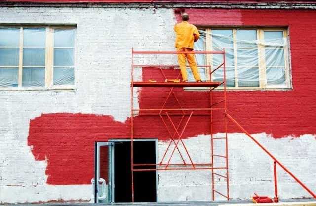 Фасадная краска по кирпичу для наружных работ: технология подготовки кирпичного фасада к покраске снаружи + фото