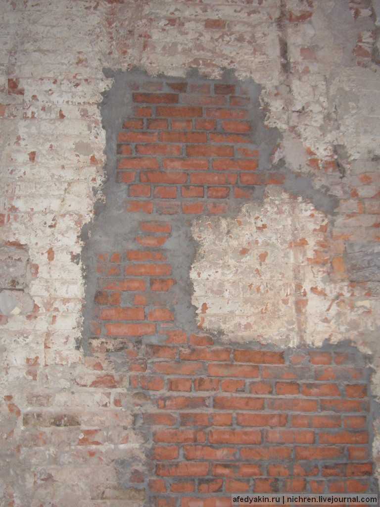 Ремонт кирпичной кладки стен отдельными местами