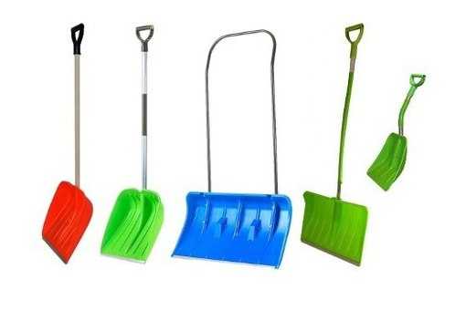 Основные виды лопат для уборки снега