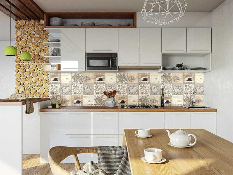 Панели для фартука на кухню (37 фото): как выполнить отделку декоративными панелями? особенности 3d материалов
