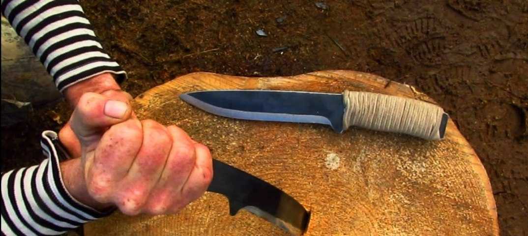 Самодельный нож из ножовочного полотна » полезные самоделки - своими руками.