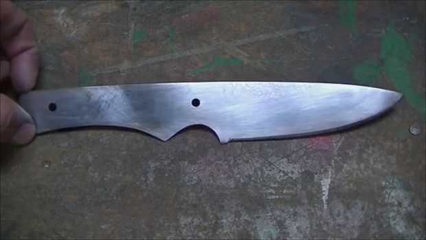 Как сделать нож из пилы по металлу
