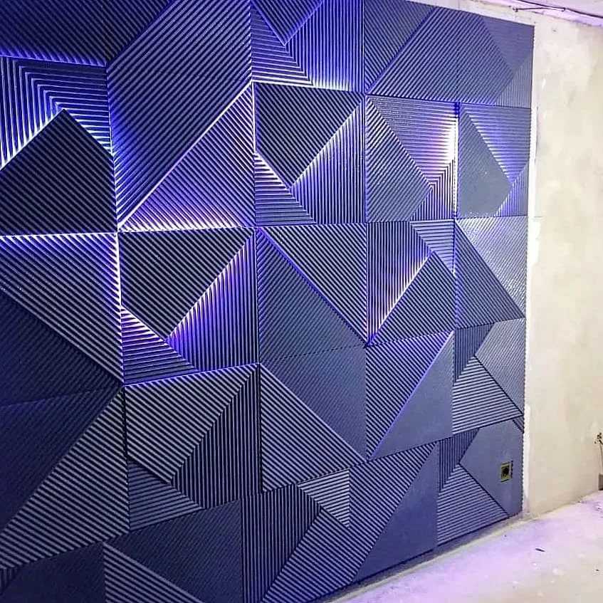 Гипсовые 3d-панели (71 фото): для стен и потолка, под кирпич и волнами для внутренней отделки в интерьере, формы для их изготовления