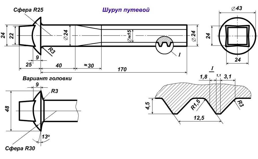Шуруп с полукруглой головкой гост 1144-80 5х20 мм цены в г. москва