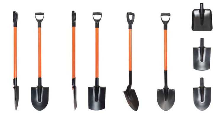 Совковая лопата – обязательный атрибут каждого хозяйства. Каковы особенности моделей из рельсовой стали Сколько сантиметров составляет ширина титановых лопат и моделей ЛСП
