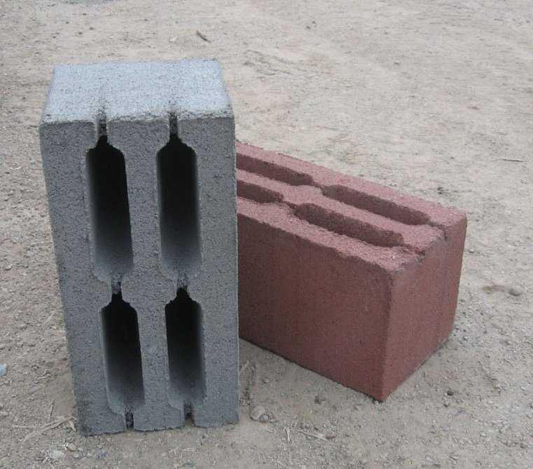 Пустотелые керамзитобетонные блоки: дюбели для кладки, двухпустотный блок и с прямоугольными пустотами, 390х190х190 мм и 400х200х200 мм, вес и размеры