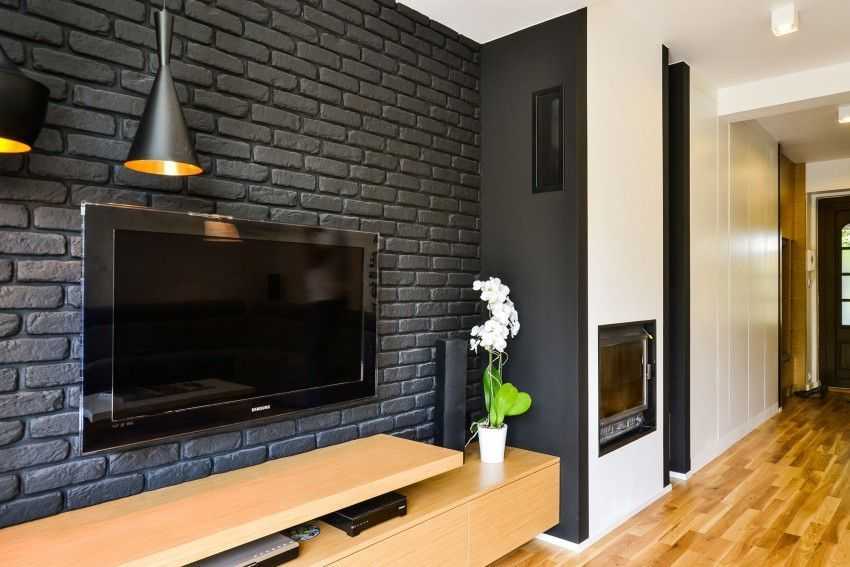 Белый декоративный кирпич и его имитации в интерьере квартиры (с фото)