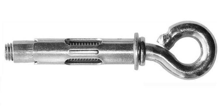 Анкерные болты с кольцом и крюком: м8 и м10, м12 и м16, складной пружинный анкер 12х100 и 10х60, 10х100 и 12х150, другие модели для бетона