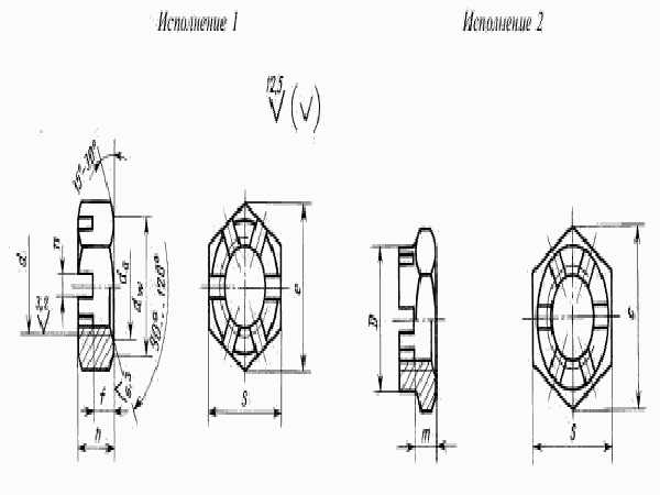 Гост 5933-73 гайки шестигранные прорезные и корончатые низкие класса точности а. конструкция и размеры
