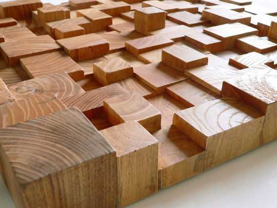 Плитка из дерева своими руками: изготовление и декорирование