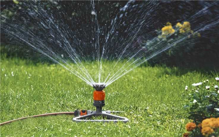 Дождеватель для полива огорода: распылитель воды под давлением