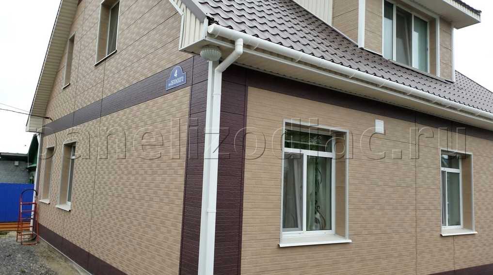 Металлические фасадные панели для наружной отделки дома