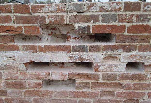 Ремонт кирпичной кладки стен отдельными местами – как сделать своими руками