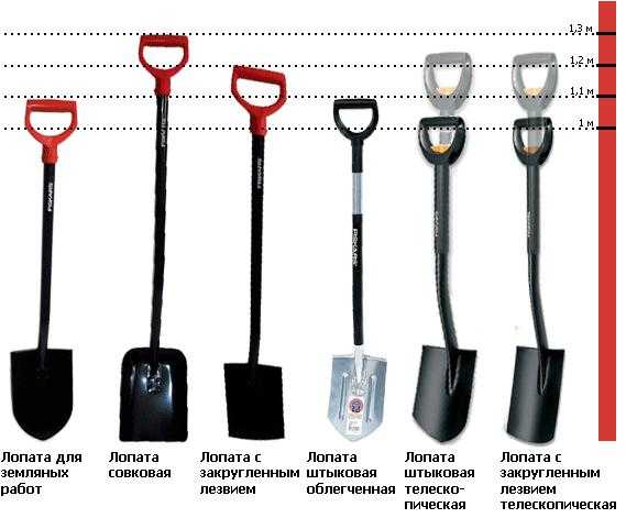 Виды лопат и их характеристики: выбираем идеальное орудие труда