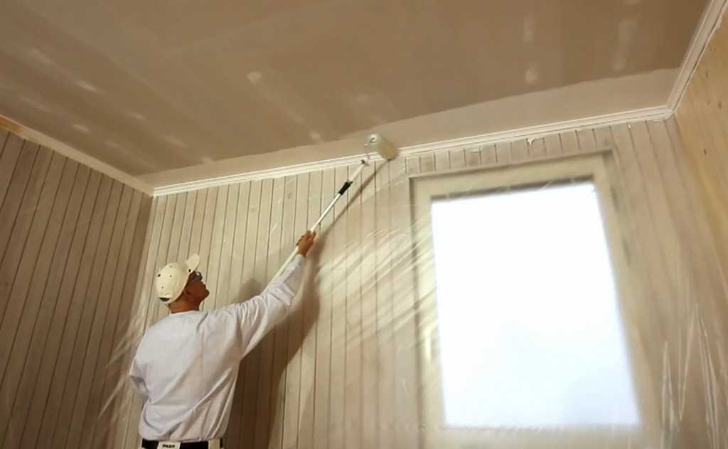 Стоит ли красить потолок водоэмульсионкой по побелке?