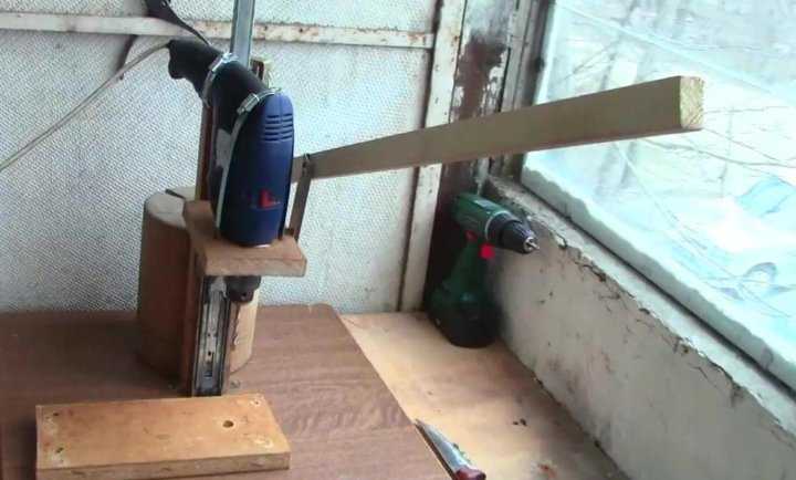 Как сделать сверлильный станок из дрели своими руками